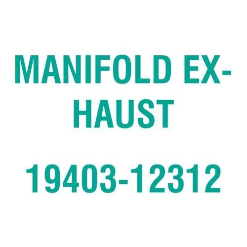 For Kubota 19403-12312 MANIFOLD EXHAUST