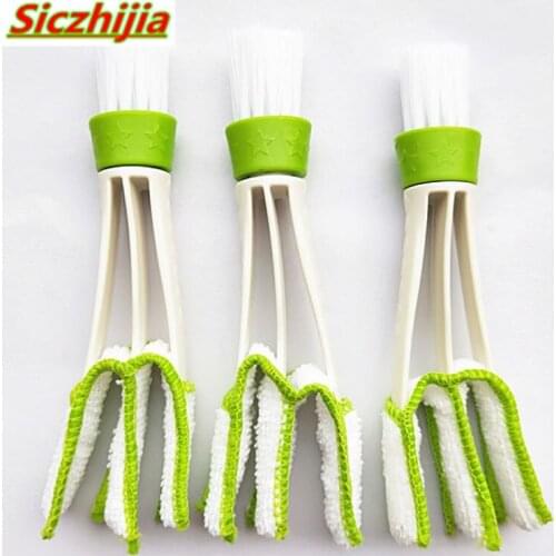 Double-sided car air conditioner exhaust brush car instrument blinds cleaning brush for Subaru Forester Outback Legacy Impreza