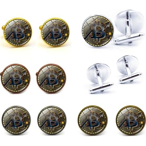 French Shirt 16MM Cufflinks Mens Metal Banquet Round Bit Coin Button Creative Exquisite High Quality Cuff Link Gifts