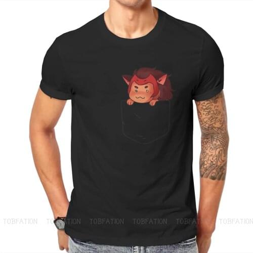 Catra in Your Pocket Round Collar TShirt She Ra and the Princesses of Power Adora TV Pure Cotton T Shirt Mans Tops Fluffy