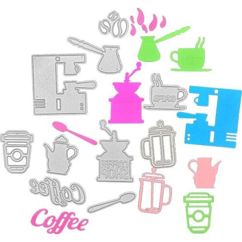 Julyarts Drinkware Die Cuts Scrapbooking Photo Album Molds for DIY Scrapbooking Decorative Embossing DIY Paper Cards