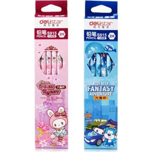 DL Right s914 pencil HB six horns 12 Cartoon pen Notes of sailors Student pencil