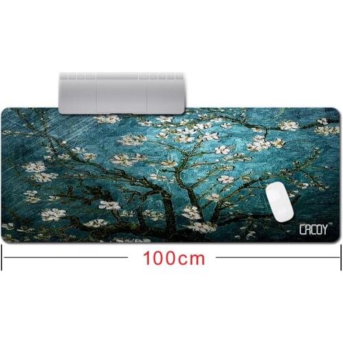 Large Size Gaming Mouse Pad Anti-slip Natural Rubber PC Computer Gamer Mousepad Desk Mat Locking Edge for CS GO LOL Dota