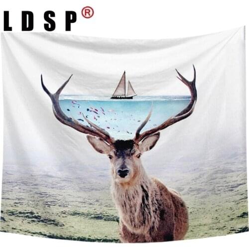 LDSP Animal Natural Tapestry Wall Hanging Carpet Beach Towel Background Cloth Blanket Yoga Mats Art Bedroom Dorm Home Decor