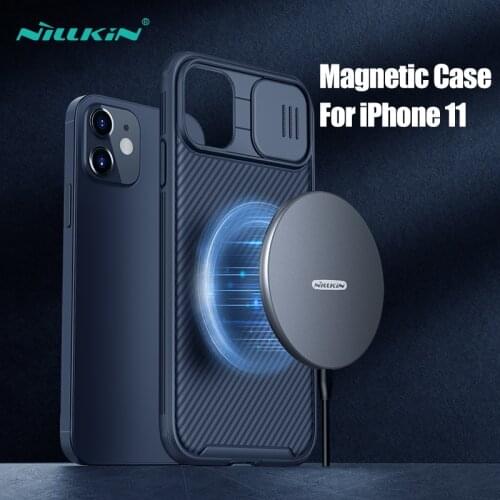 Magnetic Case For iphone 11 Case NILLKIN CamShield Slide Camera Protect Privacy Back Cover for iphone 11 Case Luxury Phone Cover