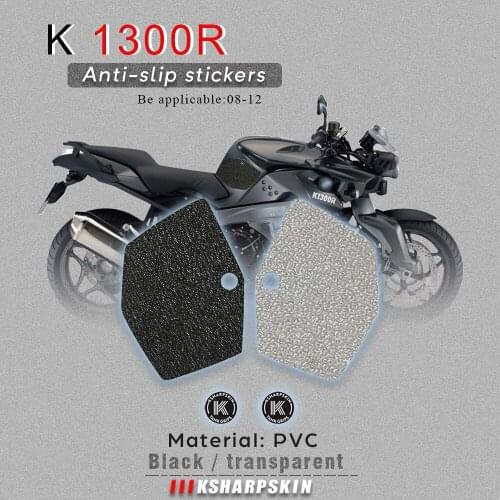 Motorcycle tank grip fuel tank traction pad side knee grip friction protector sticker for BMW 04-09 K1200R 08-12 K1300R