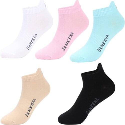 5Pairs Low Cut Ankle No Show Cotton Socks Running Walking Everyday Wear for Men and Women Sports Ankle Socks