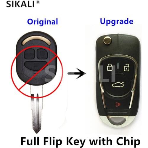 Upgrade Flip Key for Chevrolet Optra/Lacetti/Estate/Nubira/Ravon/Gentra Car 433.92MHz with 4D60 Chip 2005 2006 2007 2008 2009