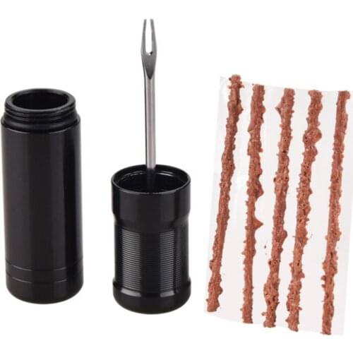 Original Bicycle Tubeless Tire Repair Tool Tyre Drill Puncture for Urgent Glue Free Repair Optional Rubber Stripe
