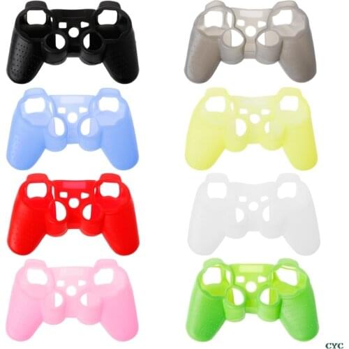 For Sony Playstation 3 Controller Silicone Case Protective Skin Cover Wrap Case for PS3 Controller Joystick Gel Rubber for PS3