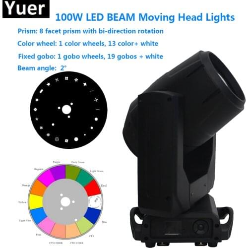 Super Bright 100W LED Spot Moving Head Light 100 Watt LED gobo moving heads for dj disco home family party club show stage light
