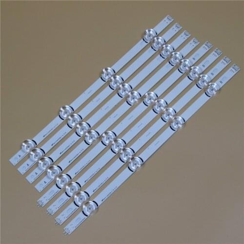 TV LED Light Bars For LG 42LB5610 42LF6529 42LB561B 42LB561U 42LB561V -ZA -ZC LED Backlight Strips Kit 8 LED Lamps Lens 8 Bands
