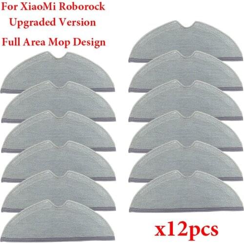 Full Area Design Mop Cloths Parts For XiaoMi Roborock S50 S51 S55 S6 S60 S5 Max S6 Pure S6 MaxV Xiaowa E25 E35 Vacuum Mop Rags