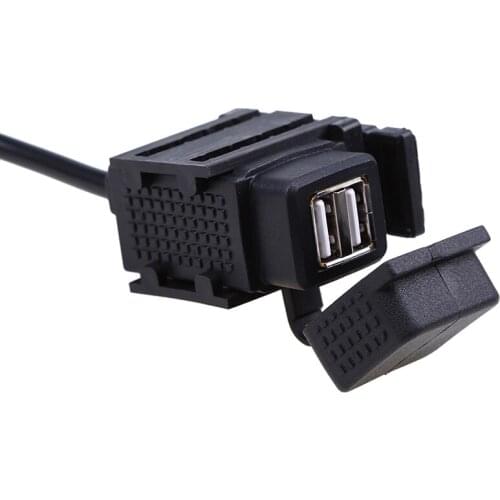 Universal Motorcycle USB Charger Adapter Electric Bicycle Bike Handlebar Power Supply Port Outlet Socket For Phone GPS MP4 Boat