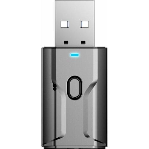 USB Bluetooth 5.0 Audio Receiver Transmitter 2 IN 1 Adapter Mini Car RCA For TV 3.5mm AUX Stereo PC Wireless Music Jack A3X3