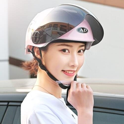 AD Cycling Helmet Men Women Four Seasons Universal Lovely Helmet Motorcycle Electric Scooter Skiing Moto Casco Casque