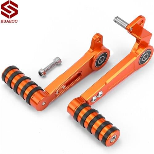 Motorcycle Extendable CNC Gear Shift Lever Rear Brake Pedal Set for KTM DUKE 250 Duke 125 Duke 390 2017 2018 2019