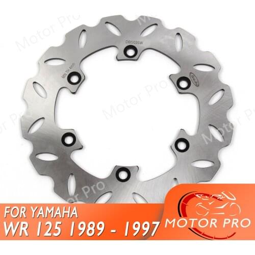 WR125 YZ125 Rear Brake Disc FOR YAMAHA WR 125 1989 1990 1991-1993 1994 1995 1996 1997 YZ 125 Motorcycle Brake Disk Rotor