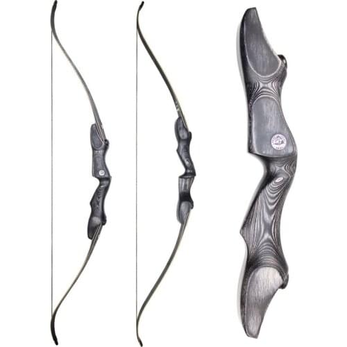 1pc ILF 30-60LBS Recurve Bow Length 60 Inches with 15 inches Colorful Black Riser Archery Bow Hunting Shooting