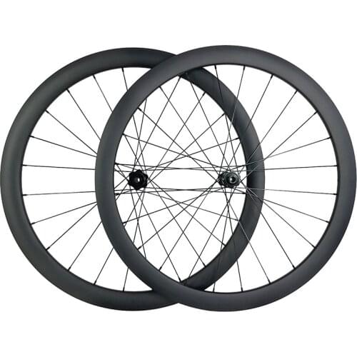 1450g 700c 42mm asymmetric road disc carbon wheels clincher tubeless 60T 6 pawl LOUD wheelset UD 3K 12K 12X100 15X100 12X142