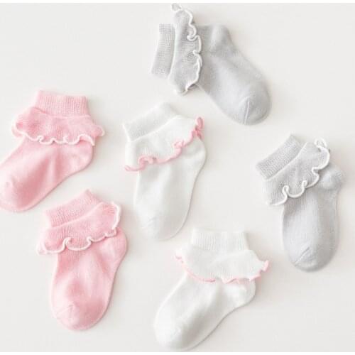3 pairs Baby Socks Girls Winter Autumn Cotton Socks Kids Warm Socks Soft Newborn Socks Clothes Accessories