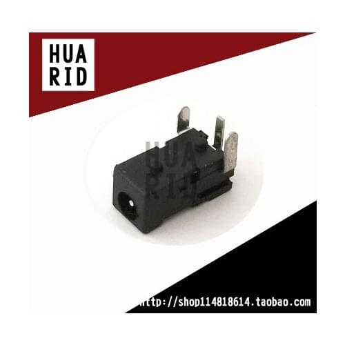 50pcs/Connectors DC Power supply socket 3 Pin Caliber 2.5mm Needle 0.7 Charging mother seat DC-011