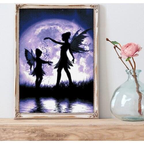 5D DIY Diamond Painting Elf Girl Embroidery Diamond Mosaic Cross Stitch Rhinestone Exquisite Picture Can Be Customized