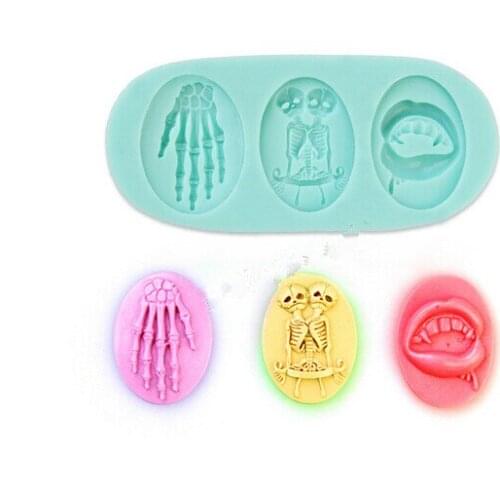 Free shipping Alien bone Modelling fondant silicon mold chocolate cake decoration silicone mold silicone mold