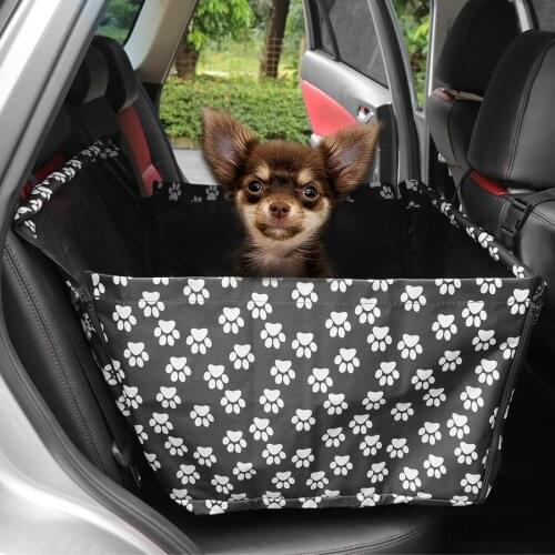 60x55x35cm Car Dog Back Seat Cover Black Pet Waterproof Non-slip Protector Hammock For Car SUV Truck Cats Dogs transportion