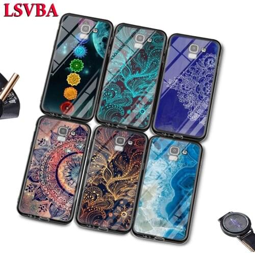 Mandala Chakra Yoga For Samsung Galaxy J2 J3 J4 J5 J6 J7 Plus Core 2018 2017 2016 Super Bright Glossy Phone Case Cover