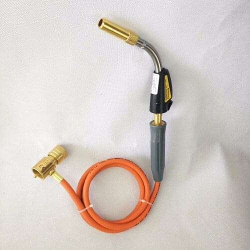 MAPP Torch Gas Welding Torch Self Ignition 1.5m(5ft) Hose Gas Brazing Burner Soldering Quenching BBQ Burner CE HVAC/R Hand Torch