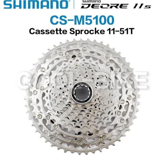 New Shimano Deore M5100 Cassette Sprocke CS-M5100 Freewheel Mountain Bike MTB 11-speed 11-51T 11-42T