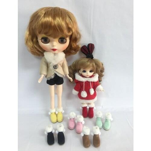 Dolls shoes boots for blyth ,Azon, OB doll ,licca doll ,1/8 bjd doll etc Length:3cm