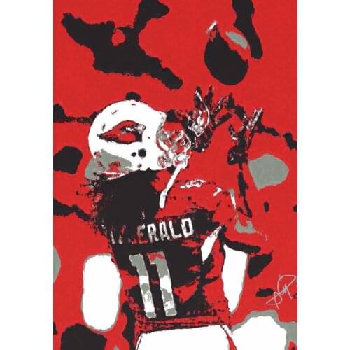 Larry Fitzgerald Football Player 4 Silk Cloth Poster Art Bedroom Decoration