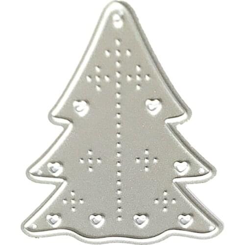 4XFA Christmas Trees Metal Cutting Dies Stencil Scrapbooking DIY Album Stamp Paper Card Embossing