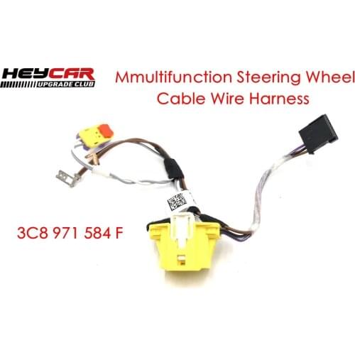 MULTIFUNCTION STEERING WHEEL CABLE WIRE HARNESS 3C8 971 584 F 3C8971584F FOR VW SHARON PASSAT B7