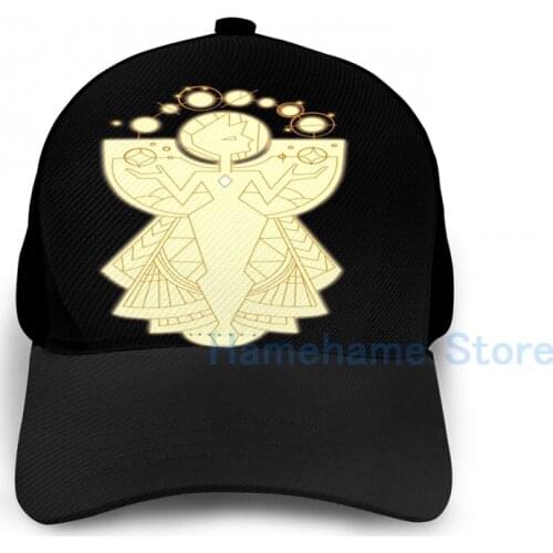 Fashion Steven Universe - Yellow Diamond Mural Basketball Cap men women Graphic print black Unisex adult hat