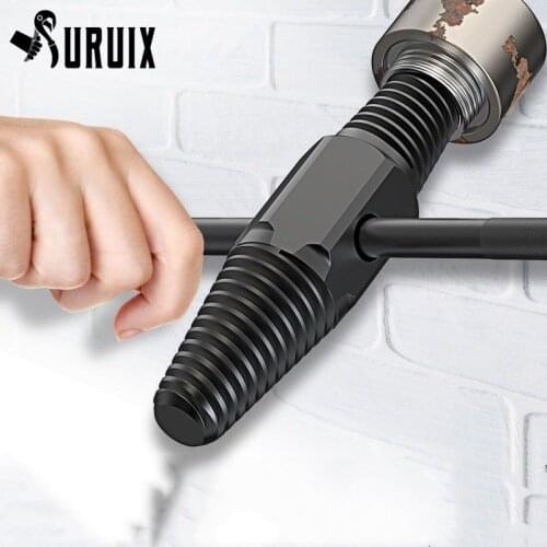 4" 6" Double-head Tap Faucet Valve Screw Extractor Set Faucet Triangle Valve Screw Extractor Household Water Pipe Extractor