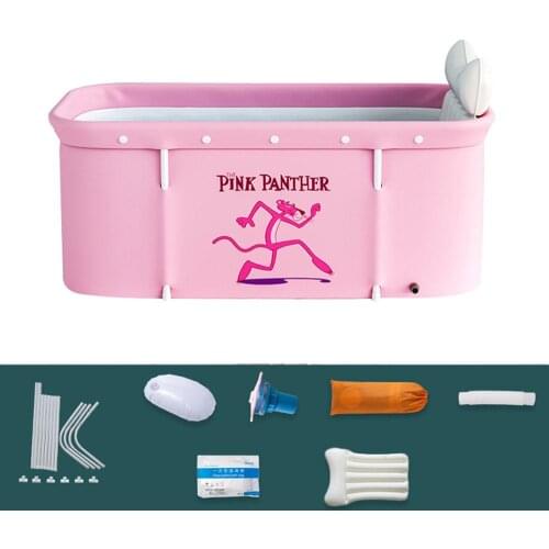 New Folding Bathtub is Non-Slip and Light, Adult Bath Barrel Adult Foldable Bath Barrel Household Bath Sweat steam Bath Barrel