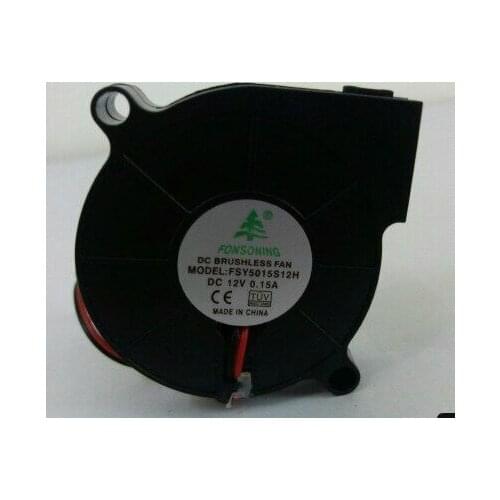 New Original FONSONING 5CM FSY5015S12H 5015 12V 0.15A dc blower cooling fan BFB0512LD