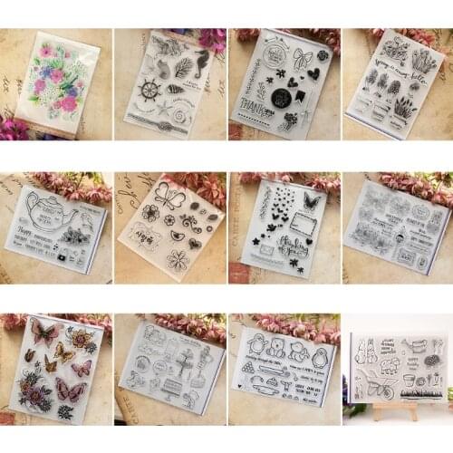 Penguin Transparent Clear Silicone Stamp For DIY Scrapbooking Photo Albums Decor D2TD