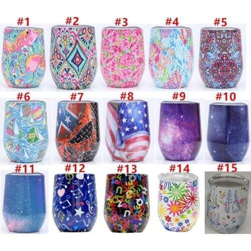 Quevina50pcs 15 Colors 9oz egg cups wine glass 9oz wine double wall stainless steel Beer Vacuum Insulated Coffee Cups Hot Sales