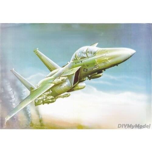 DIYMyModeI USA F15 Eagle Jet supersonic fighter DIY Handcraft Paper Model KIT Handmade Toy Puzzles Gift Movie prop