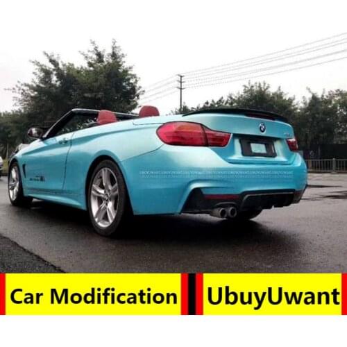 UBYUWANT High Quality Carbon Fiber Exterior Rear Spoiler For BMW F33 4 Series 428i 435i 2 Dr For Coupe 2013-2019 P Style