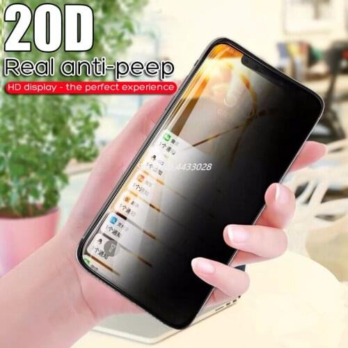 Anti Spy Tempered Glass for IPhone 7 6 6S 8 Plus X XS XR Privacy Screen Protector Film for IPhone 6 7 8 XS Max Protective Glass