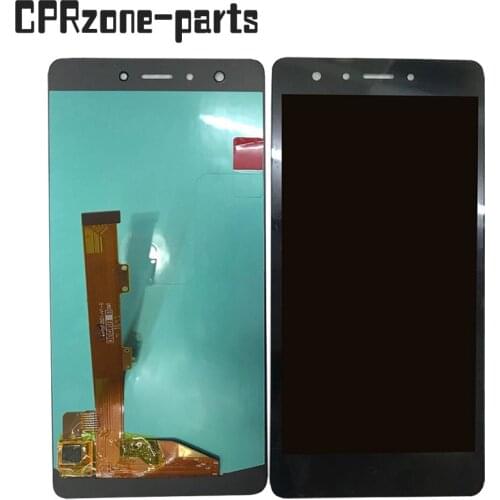 5.5" Black For Tecno Phantom 6 A6 LCD display with touch screen digitizer sensor panel assembly free shipping