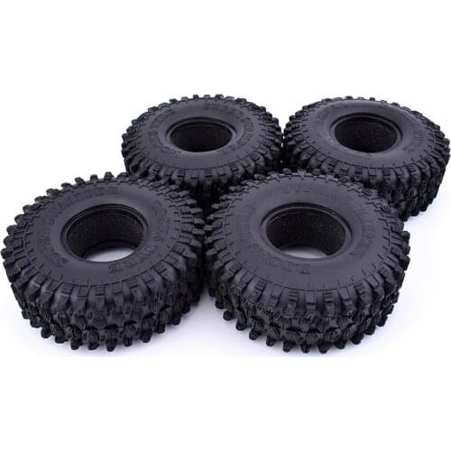 4Pcs AUSTAR AX-5020 1.9 Inch 120mm Rubber Rocks Crawler Tires Tyre for 1/10 Traxxas Redcat SCX10 AXIAL RC4WD TF2 RC Car