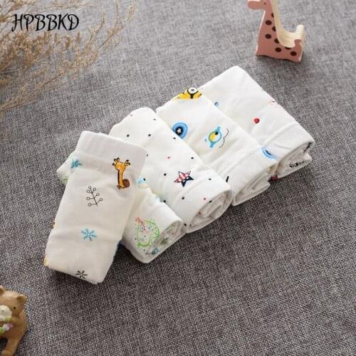5Pcs/lot Girls Cotton Boxer Briefs Children Panties Girls Boxer Shorts Childrens Panties Kids Underwear For 3-12 Years GU196