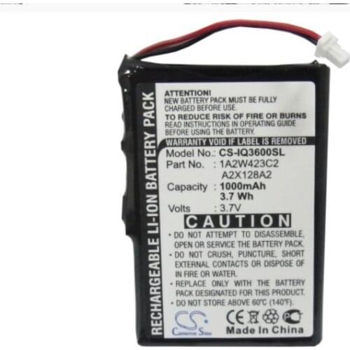 Cameron Sino 1000mAh battery for BTI GPS-GAR3200 PW029123 for GARMIN iQue 3200 iQue 3600 iQue 3600a 1A2W423C2 A2X128A2