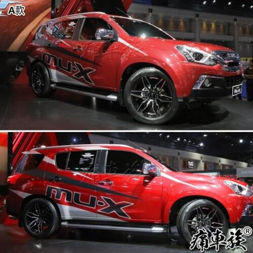 Car stickers For Isuzu mu-X body exterior decoration stickers muX modified stickers suv vehicle decals Film